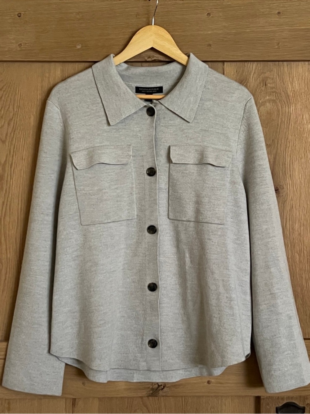 Banana Republic merino wool button up - Picture 3 of 3